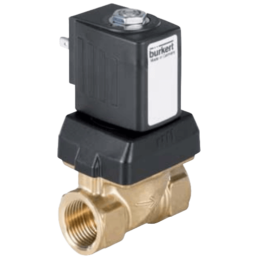Burkert Servo-Assisted 2/2-Way Diaphragm Solenoid Valve, 6213EV